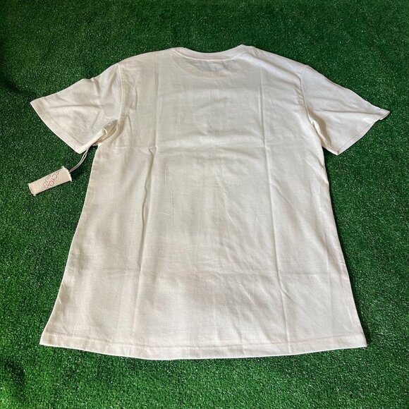 Recycled Threads Malibu California 1991 Surf Club Beige SS T-Shirt Size S NEW - Picture 10 of 15